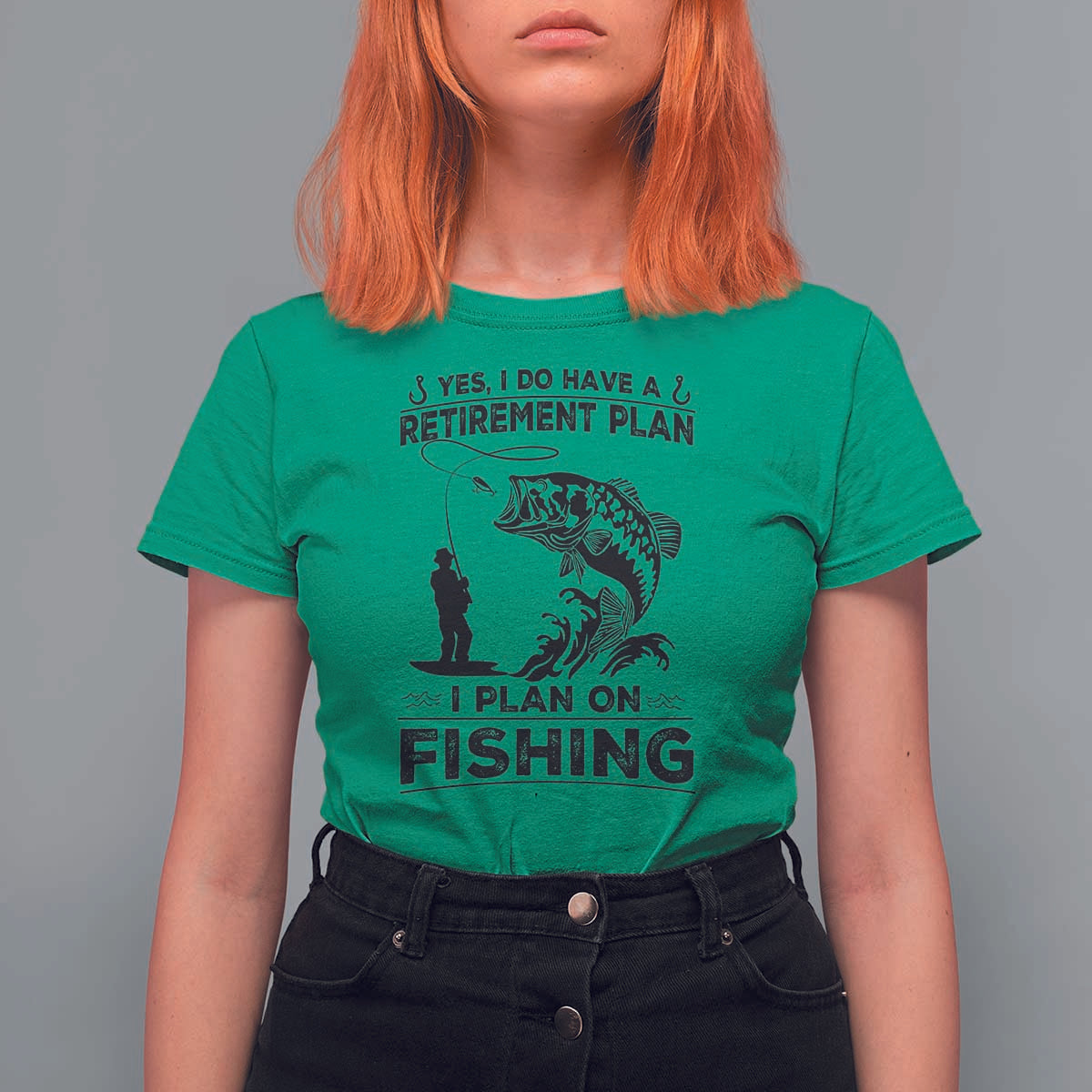 I Do Have Retirement Plan I Plan On Fishing T Shirt For Women Retired Men - Wonder Print Shop