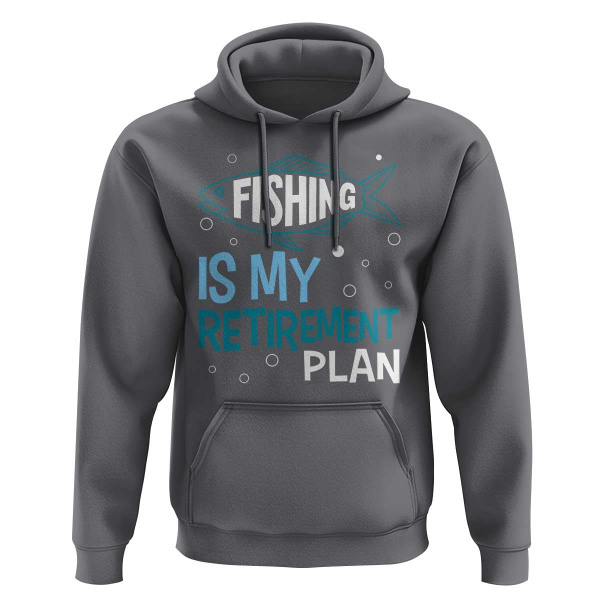Fishing Is My Retirement Plan Hoodie Perfect For Retirees And Fishing Lovers - Wonder Print Shop