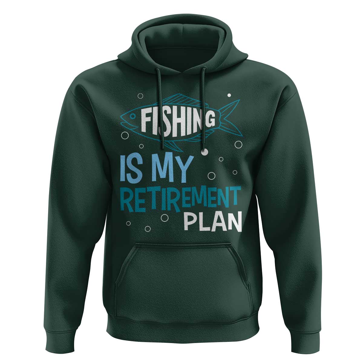 Fishing Is My Retirement Plan Hoodie Perfect For Retirees And Fishing Lovers - Wonder Print Shop