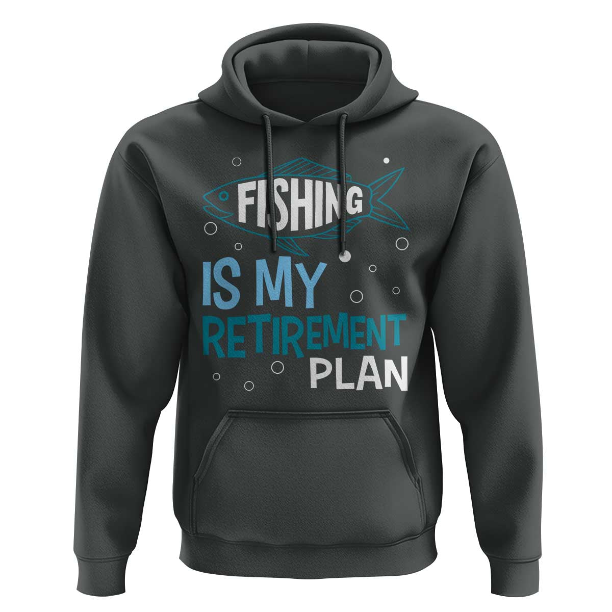 Fishing Is My Retirement Plan Hoodie Perfect For Retirees And Fishing Lovers - Wonder Print Shop
