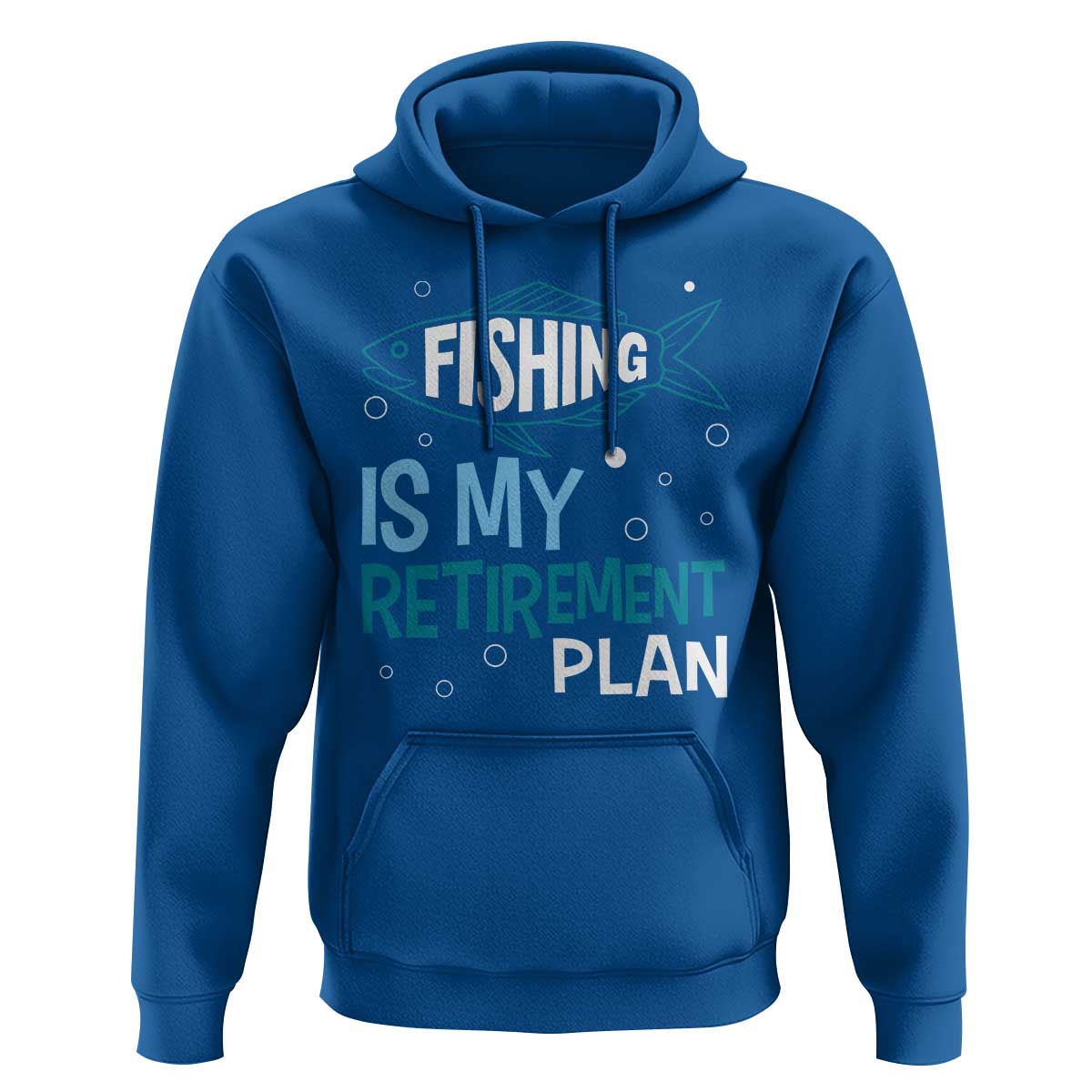 Fishing Is My Retirement Plan Hoodie Perfect For Retirees And Fishing Lovers - Wonder Print Shop