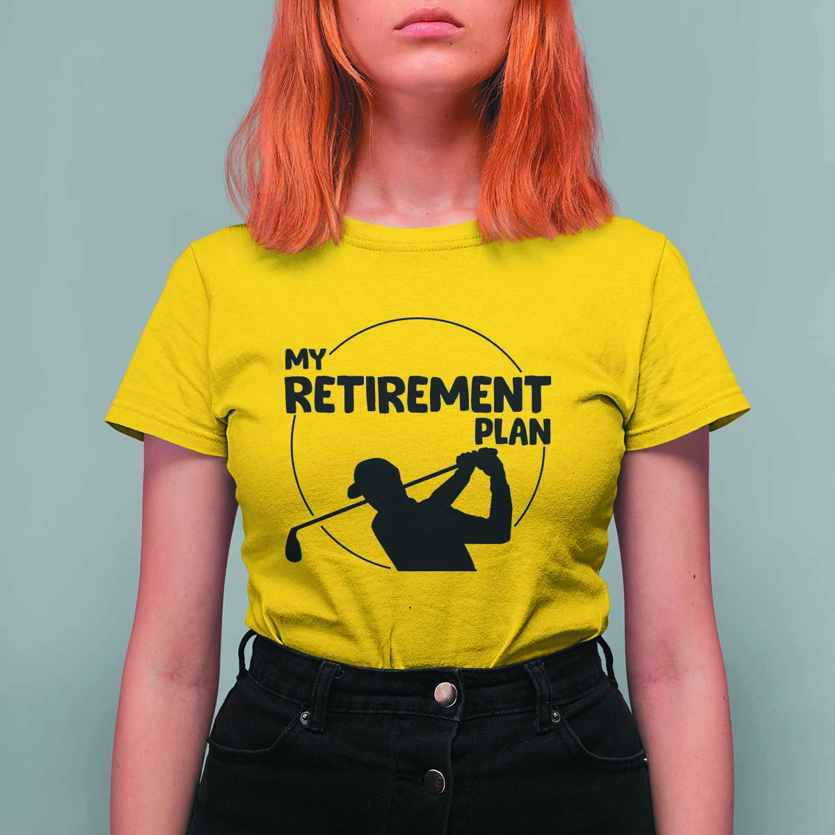 My Retirement Plan Golf T Shirt For Women Retired Men And Golf Lovers - Wonder Print Shop