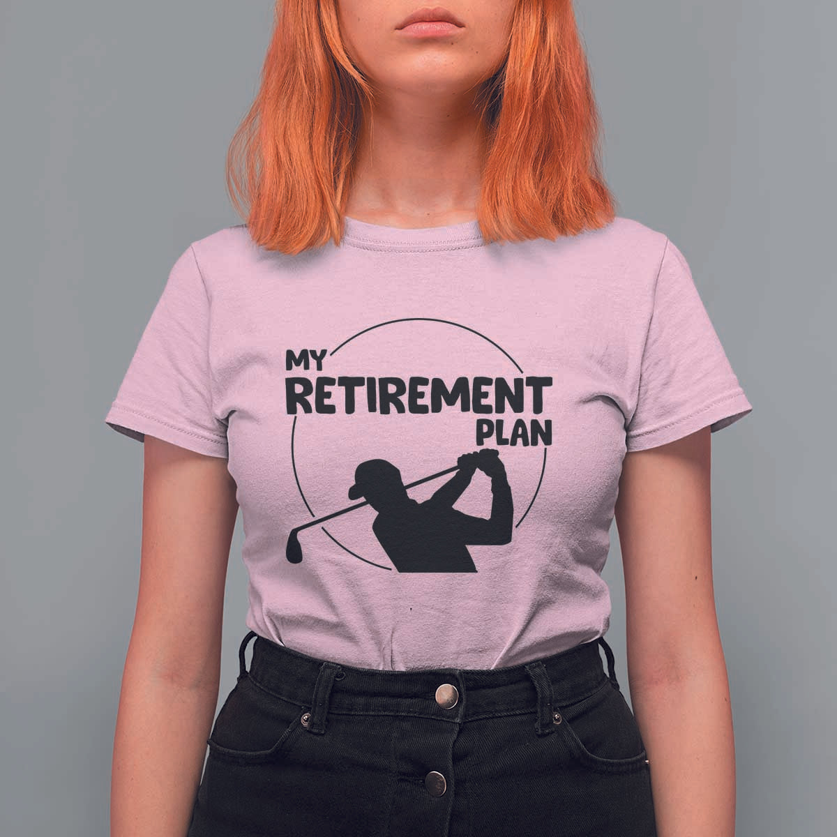 My Retirement Plan Golf T Shirt For Women Retired Men And Golf Lovers - Wonder Print Shop