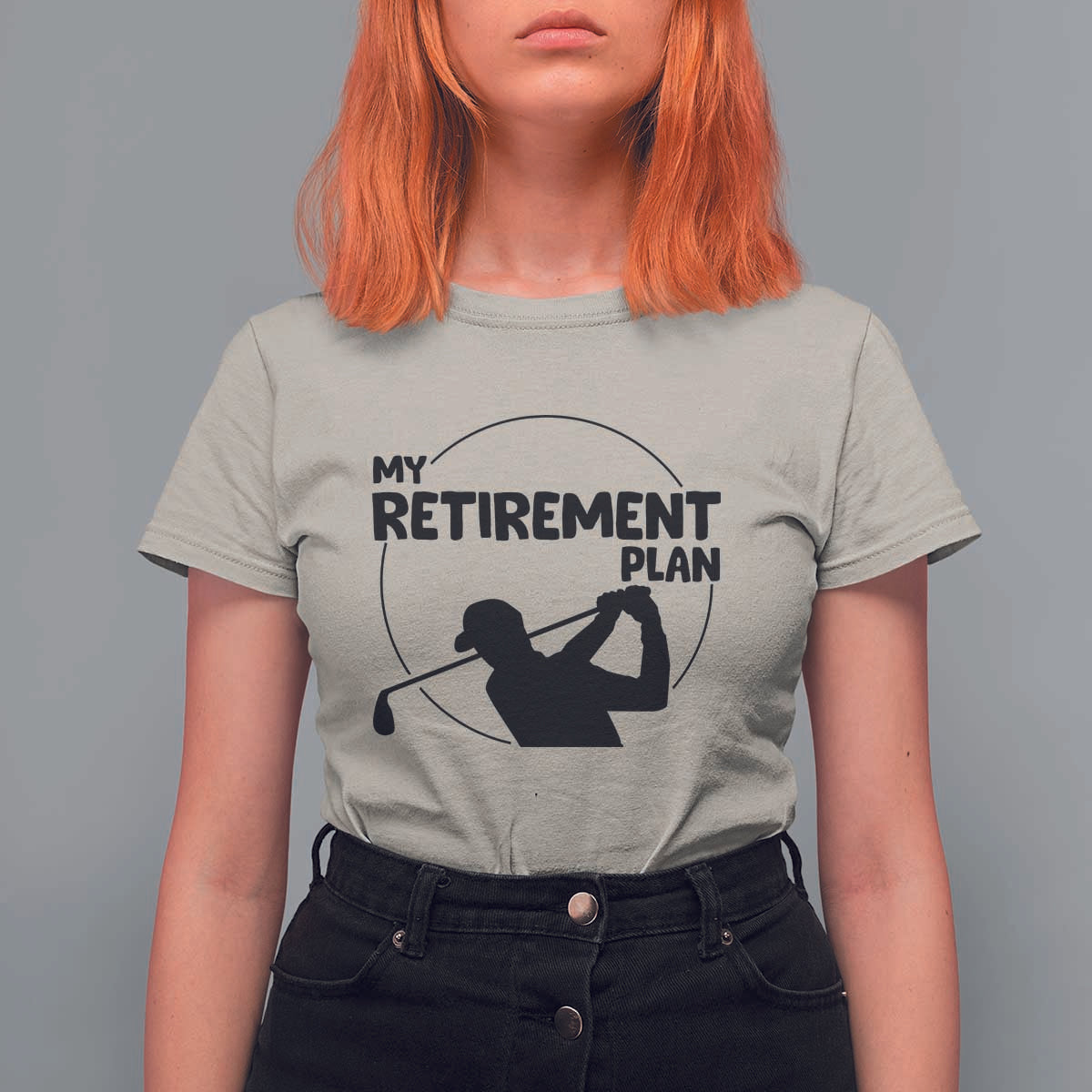 My Retirement Plan Golf T Shirt For Women Retired Men And Golf Lovers - Wonder Print Shop