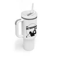 My Retirement Plan Golf Tumbler With Handle Retired Men And Golf Lovers