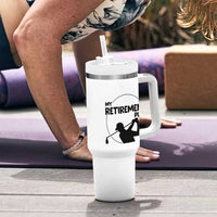 My Retirement Plan Golf Tumbler With Handle Retired Men And Golf Lovers