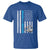 Funny Retired Police Officer T Shirt Patriotic Flag With Handcuffs - Wonder Print Shop