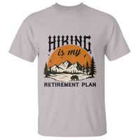 Hiking Is My Retirement Plan T Shirt Outdoor Vintage Mountain Scene - Wonder Print Shop