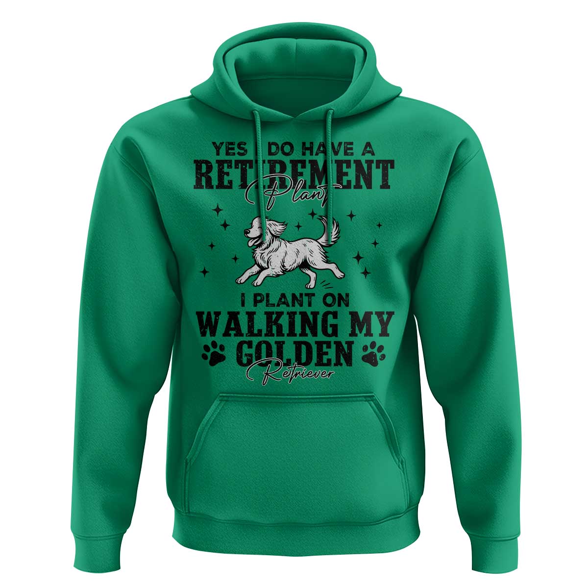 Funny I Plan On Walking My Golden Retriever Hoodie Retirement Gift For Dog Lover - Wonder Print Shop