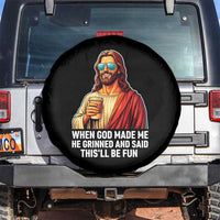 Funny Religious Jesus Spare Tire Cover Wait Im Goated