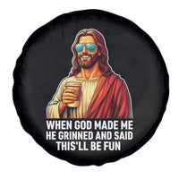 Funny Religious Jesus Spare Tire Cover Wait Im Goated