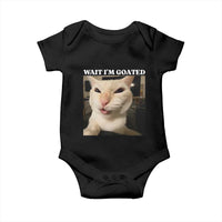 Funny Cat Meme Lover Baby Onesie Wait Im Goated