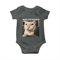 Funny Cat Meme Lover Baby Onesie Wait Im Goated