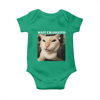 Funny Cat Meme Lover Baby Onesie Wait Im Goated