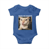 Funny Cat Meme Lover Baby Onesie Wait Im Goated