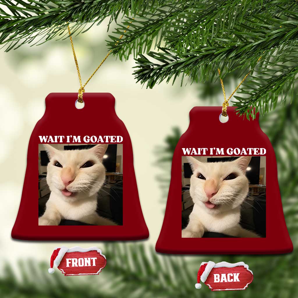 Funny Cat Meme Lover Ceramic Ornament
