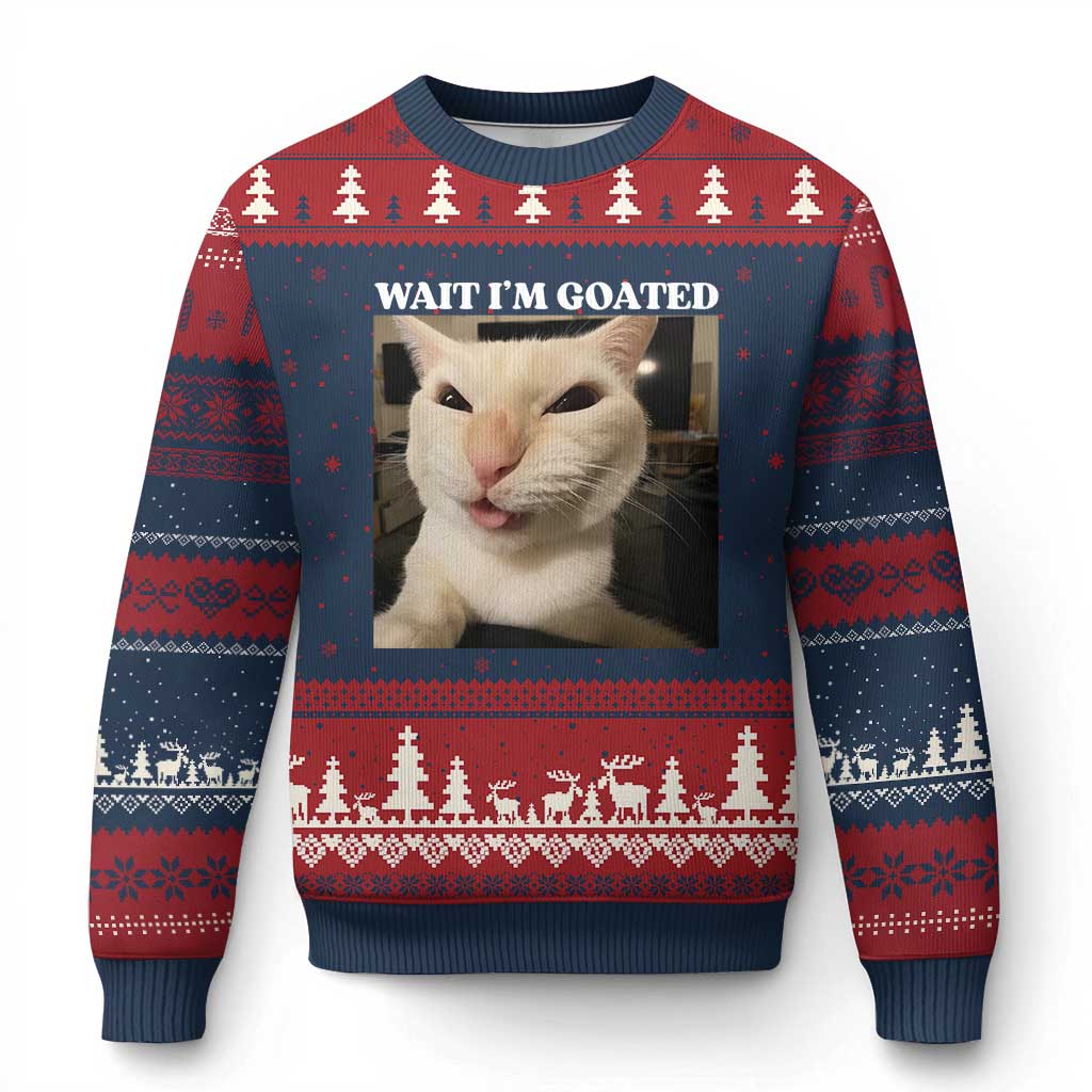 Funny Cat Meme Lover Ugly Christmas Sweater