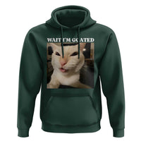 Funny Cat Meme Lover Hoodie Wait Im Goated