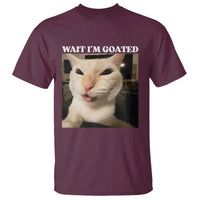 Funny Cat Meme Lover T Shirt Wait Im Goated