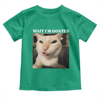 Funny Cat Meme Lover Toddler T Shirt Wait Im Goated