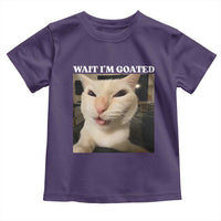 Funny Cat Meme Lover Toddler T Shirt Wait Im Goated