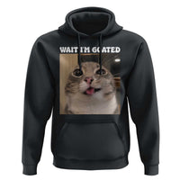 Funny Silly Cat Meme Hoodie Wait Im Goated