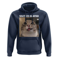 Funny Silly Cat Meme Hoodie Wait Im Goated