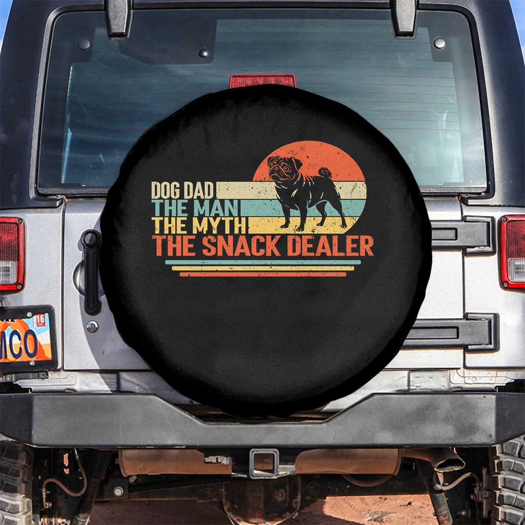 Vintage Dog Dad Spare Tire Cover The Man The Myth The Snack Dealer