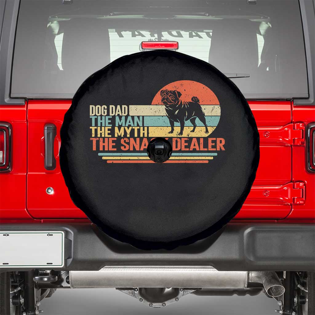 Vintage Dog Dad Spare Tire Cover The Man The Myth The Snack Dealer