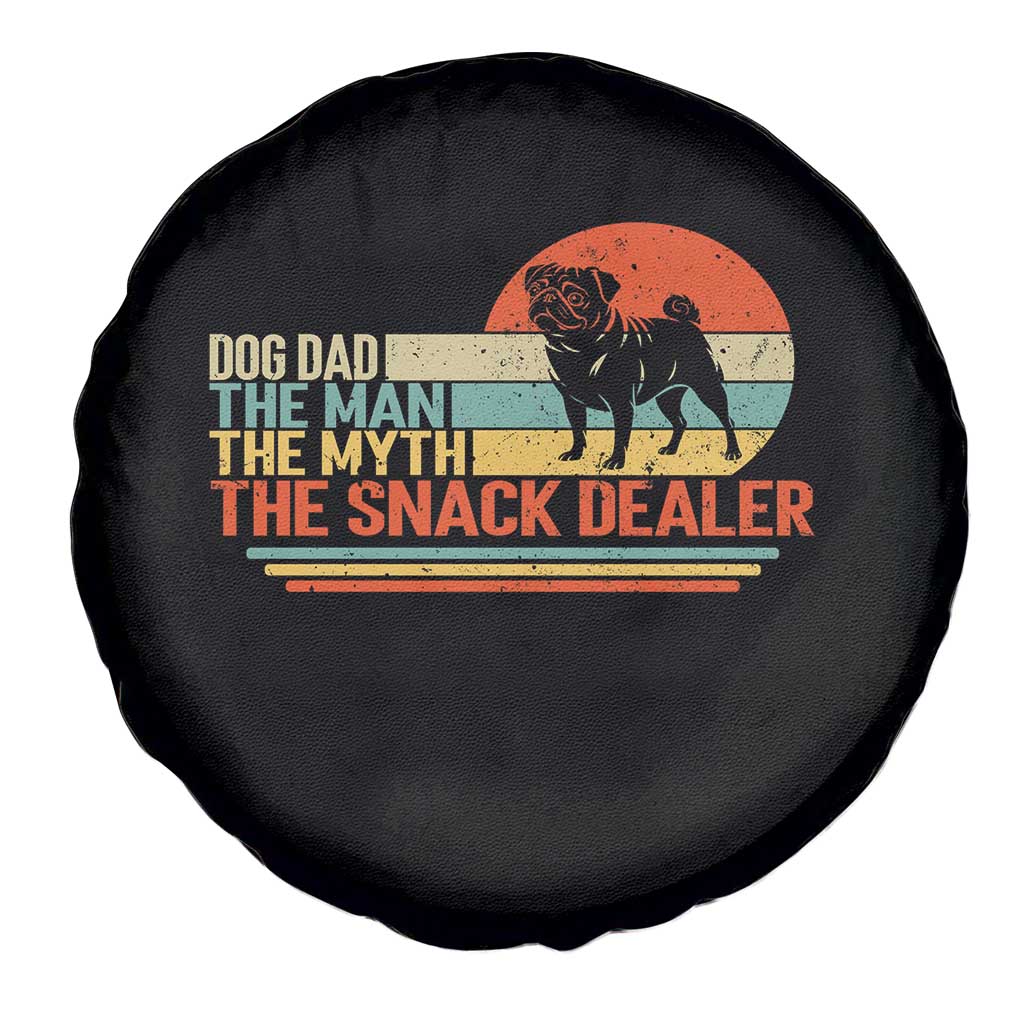 Vintage Dog Dad Spare Tire Cover The Man The Myth The Snack Dealer