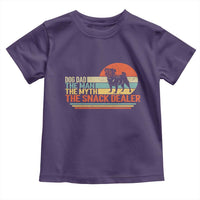 Vintage Dog Dad Toddler T Shirt The Man The Myth The Snack Dealer