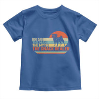 Vintage Dog Dad Toddler T Shirt The Man The Myth The Snack Dealer