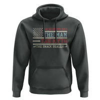American Flag Dachshund Dad Hoodie The Man The Myth The Snack Dealer