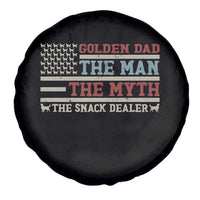 Vintage Golden Retriever Dad Spare Tire Cover The Man The Myth The Snack Dealer