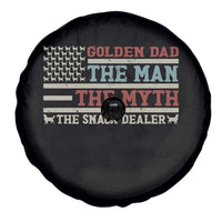 Vintage Golden Retriever Dad Spare Tire Cover The Man The Myth The Snack Dealer