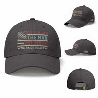 Vintage Golden Retriever Dad Baseball Cap The Man The Myth The Snack Dealer