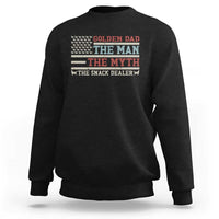 Vintage Golden Retriever Dad Sweatshirt The Man The Myth The Snack Dealer