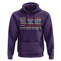 Vintage USA Cat Dad Hoodie The Man The Myth The Snack Dealer