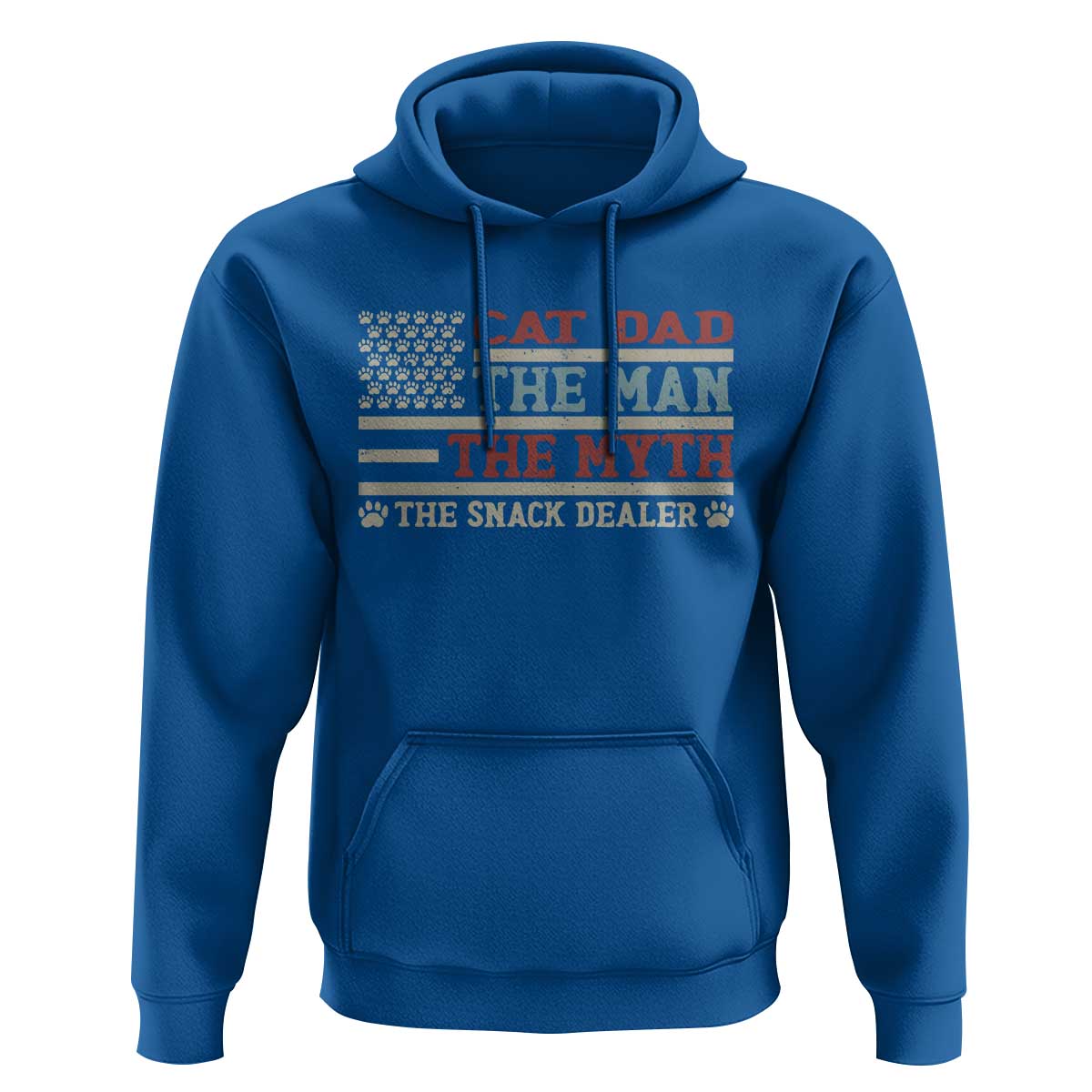 Vintage USA Cat Dad Hoodie The Man The Myth The Snack Dealer
