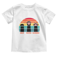 Funny Vintage Black Cat Introvert Toddler T Shirt Rock Paper Scissors Paw