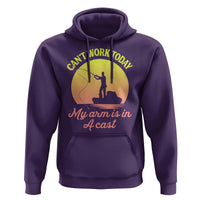 Funny Fishing Enthusiast Gift Hoodie I Cant Work Today My Arm Is In A Cast