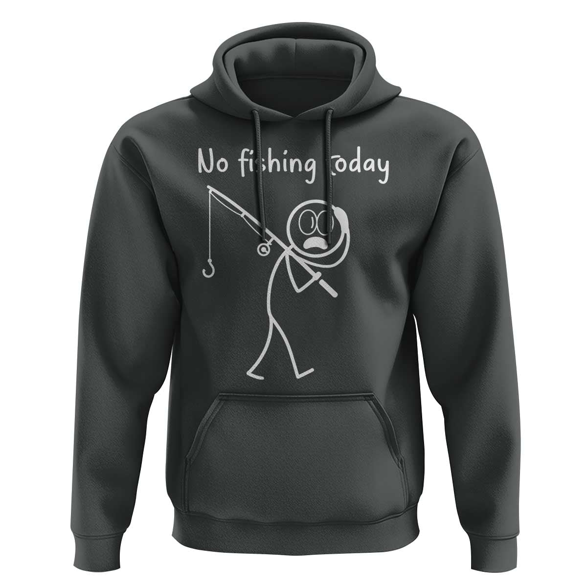Funny Angler Gift Hoodie No Fishing Today