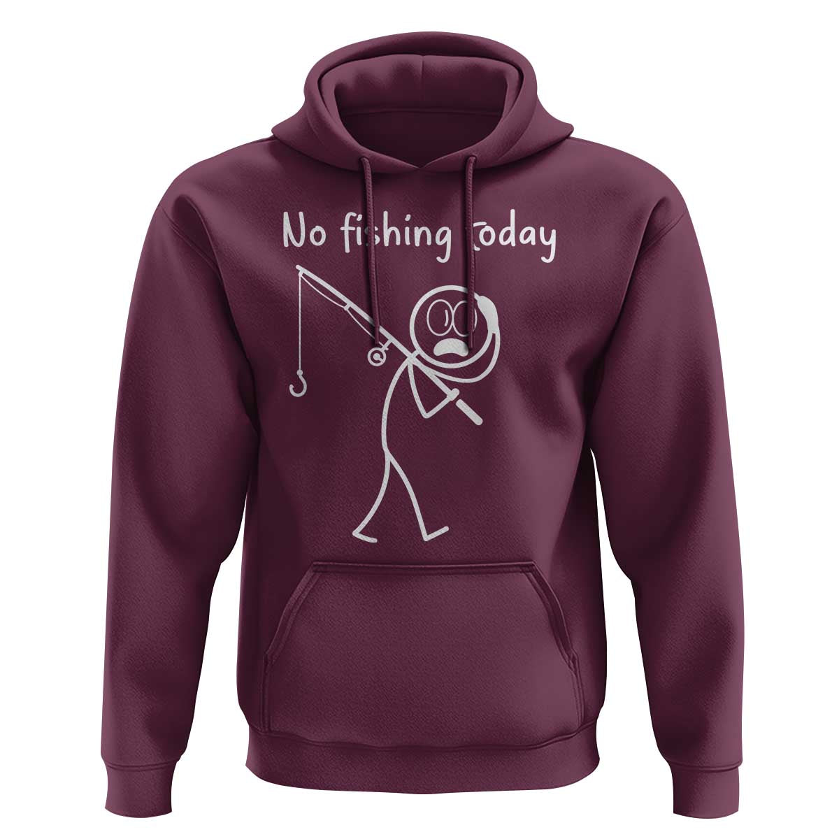 Funny Angler Gift Hoodie No Fishing Today