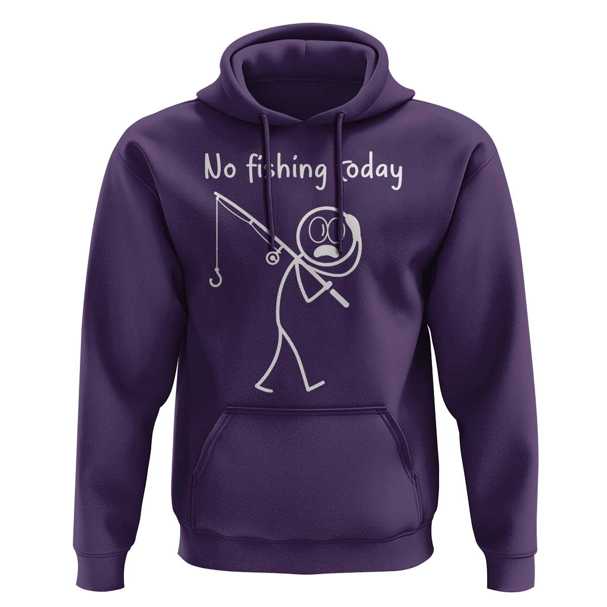 Funny Angler Gift Hoodie No Fishing Today