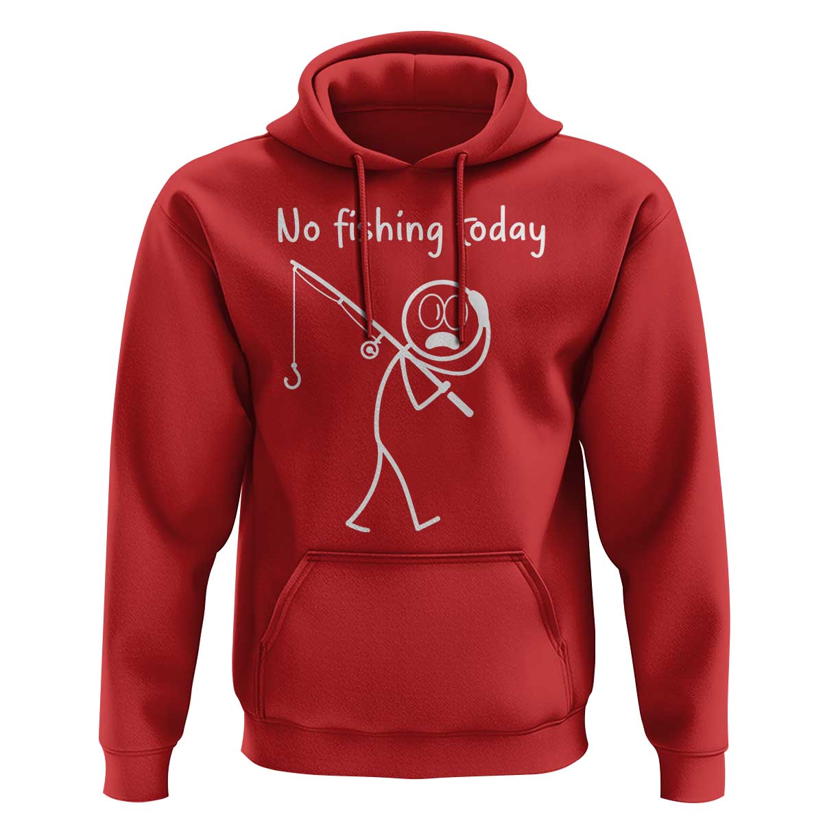 Funny Angler Gift Hoodie No Fishing Today