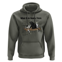 Funny Physics Cat Meme Hoodie What Cats Really Think