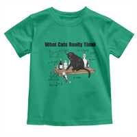 Funny Physics Cat Meme Toddler T Shirt What Cats Really Think