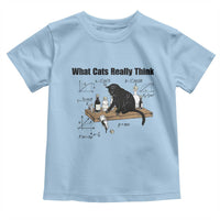 Funny Physics Cat Meme Toddler T Shirt What Cats Really Think