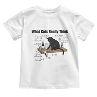 Funny Physics Cat Meme Toddler T Shirt What Cats Really Think