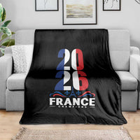 Vintage France Soccer Fan Throw Blanket French Football Pride 2026